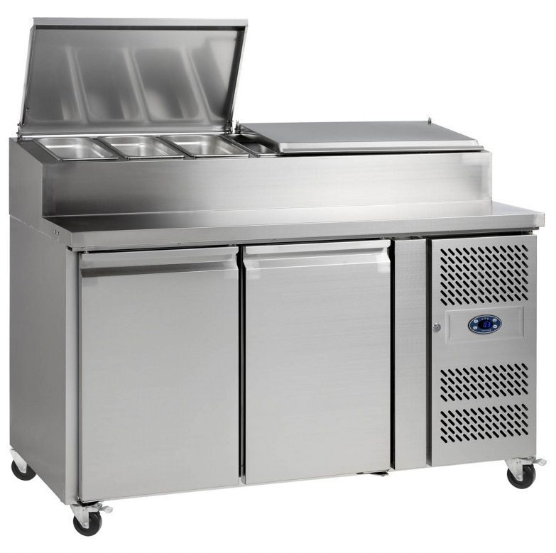 Salad CounterChiller 2 Doors Alpha Kitchen