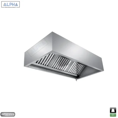 stainless steel Wall Exhaust Hood without Fresh Air