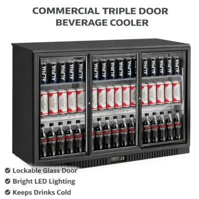 bar cooler 3 door , Commercial Fridge , bottle cooler 3 doors,
