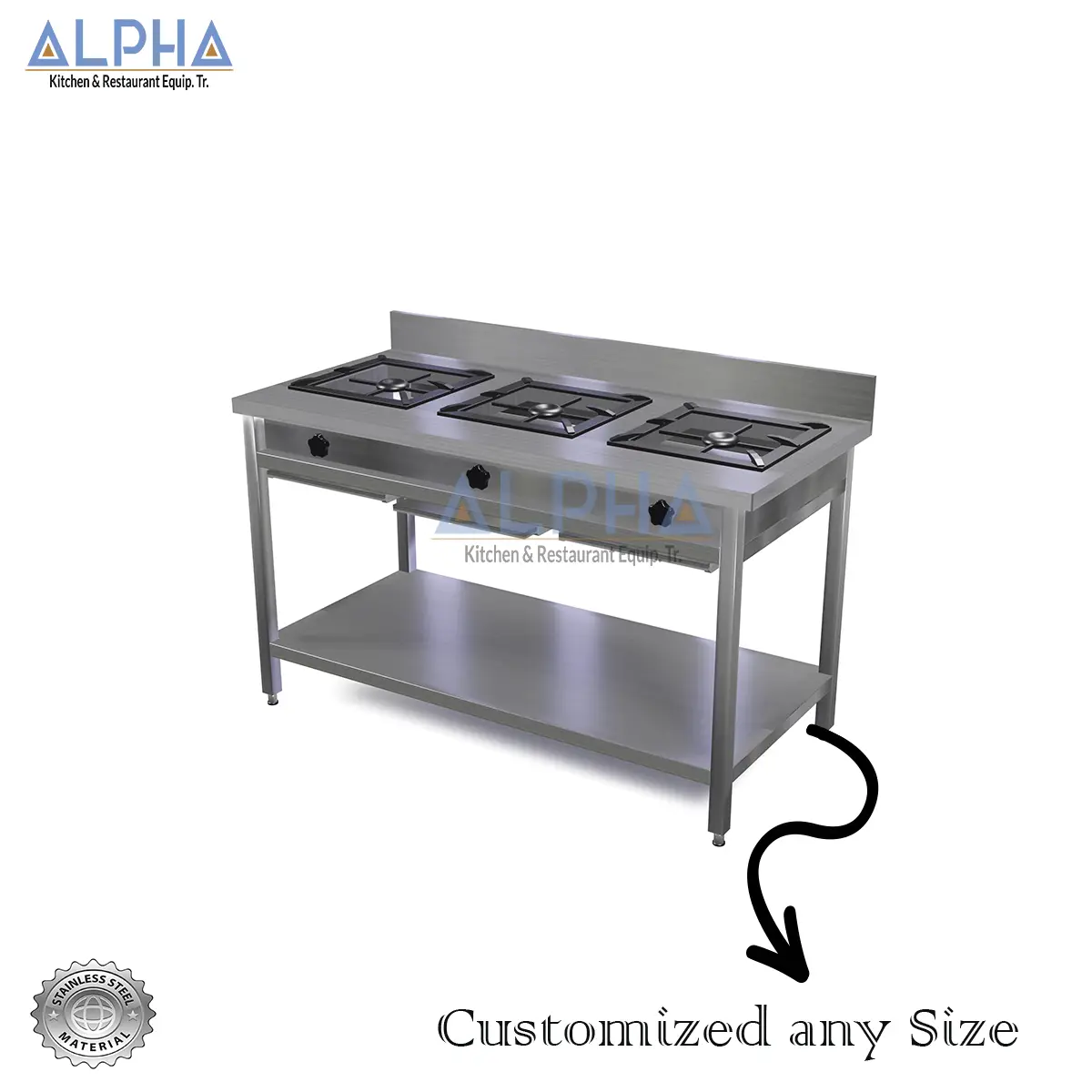 Stock Pot Stove 3 Burner | Gas cooker UAE | Gas burner