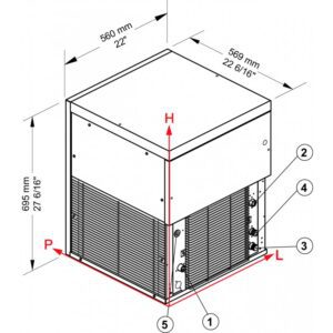Ice Flaker Machine Brema g280a