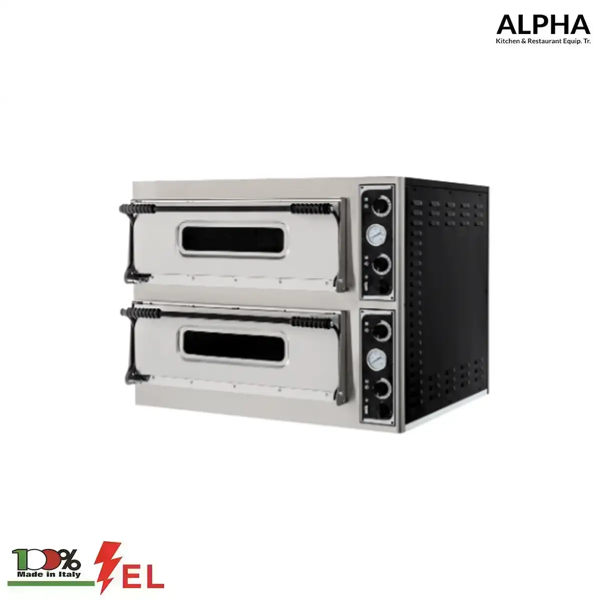 Pizza Oven Double Electric Alpha Kitchen Factory