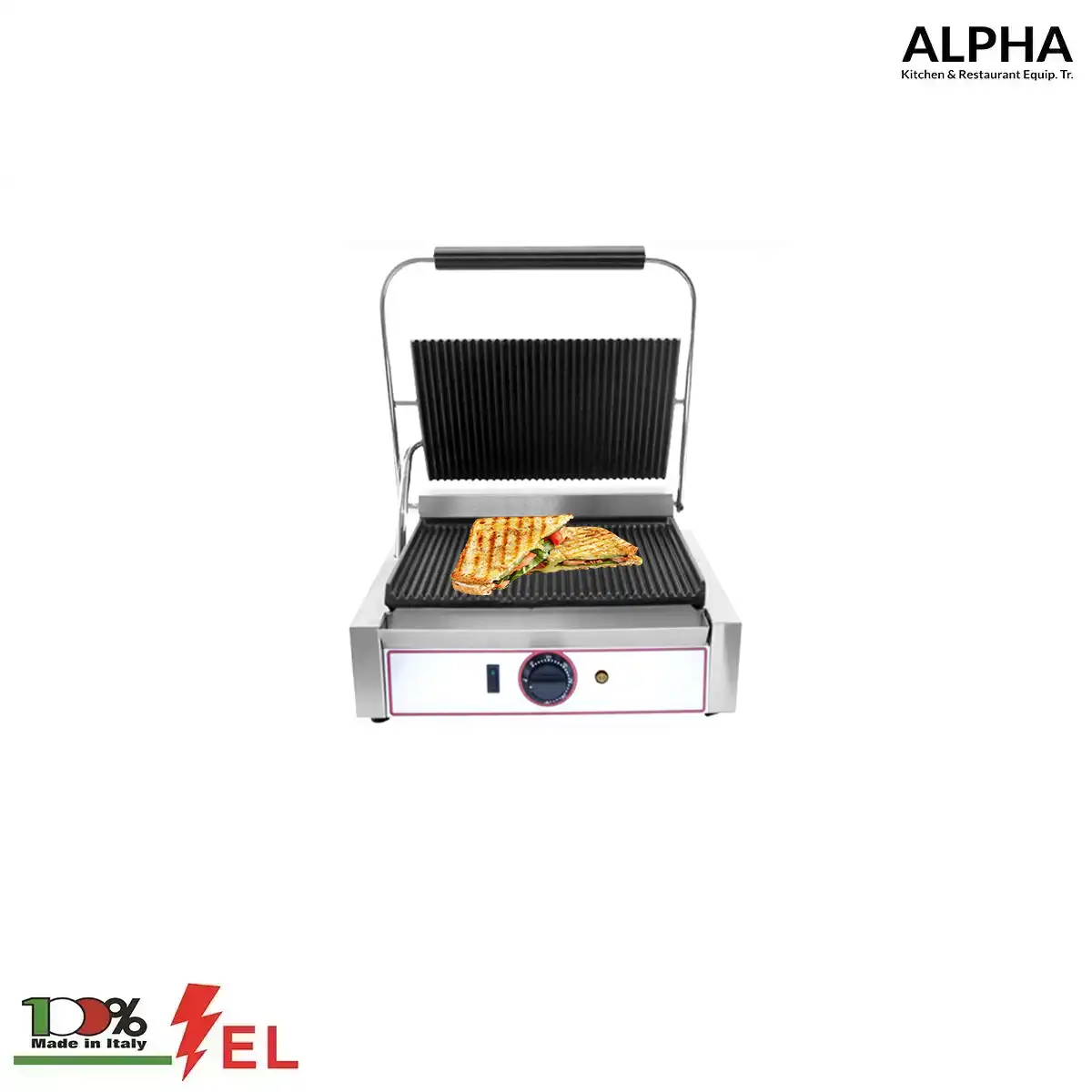 Single Contact Grill Alpha Kitchen Factory