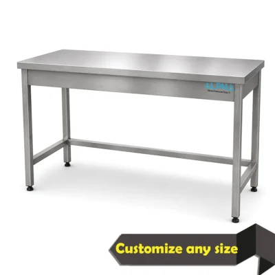 Ss Work Table No Shelf No Splash in UAE