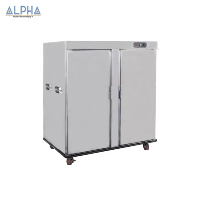 Food Warmer Cart With Two Doors | Hot cabinet Storage