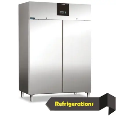 upright chiller is a double-door commercial refrigerator for restaurants, Upright Chiller Double Door AXF1500TN, Double Door Chiller , Upright 2 Door Chiller, gn1410tn, 2 door upright chiller, commercial refrigerator two door, restaurant chiller UAE