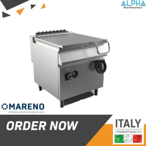 Gas Tilting Bratt Pan BR98G80, Gas Tilting Bratt Pan BR98G80, 80 litre gas bratt pan, commercial tilting bratt pan, stainless steel bratt pan, gas bratt pan for professional kitchen, Mareno Brand in UAE