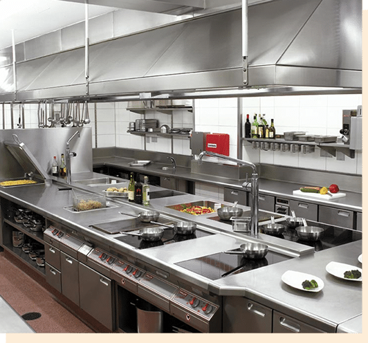 Commercial kitchen solutions UAE, Saudi, Oman, Qatar