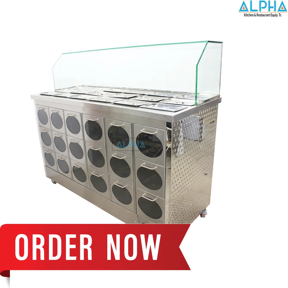 Nuts Warmer Cabinet Display