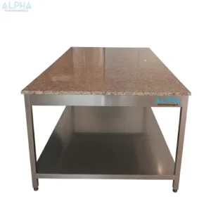 Bakery preparation table, Stainless Steel Work Table Marble Top