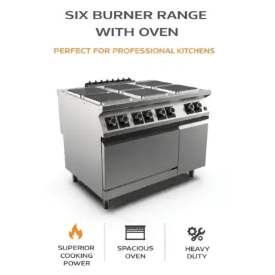 Electric Cooker Range 6 Square,mareno pc912efevpq electric cooker range, 6 square electric hotplate range, mareno m1-90 cooking range, electric range with fan assisted oven, commercial electric cooker 1200mm, ipx5 stainless steel cooking line