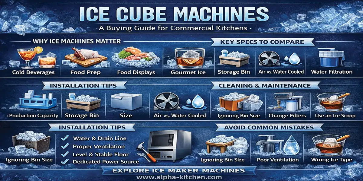 commercial ice cube machine