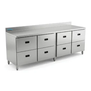 Stainless Steel 8 Drawer Cabinet